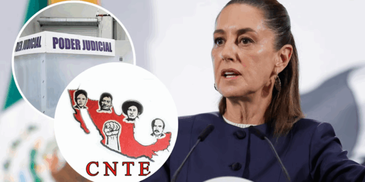 CNTE afirmó que no va a boicotear la elección judicial: Claudia Sheinbaum