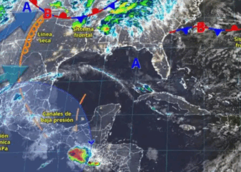 Pronostican lluvias fuertes y ambiente caluroso en gran parte del país