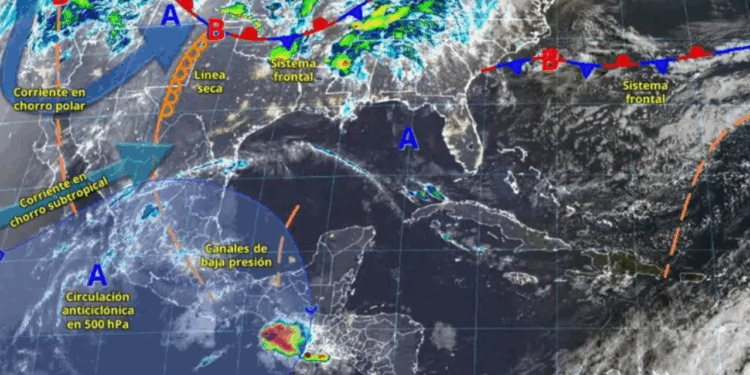 Pronostican lluvias fuertes y ambiente caluroso en gran parte del país