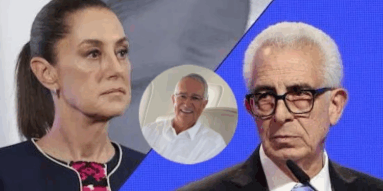Salinas Pliego reacciona a choque entre Zedillo y Sheinbaum; Esto dijo