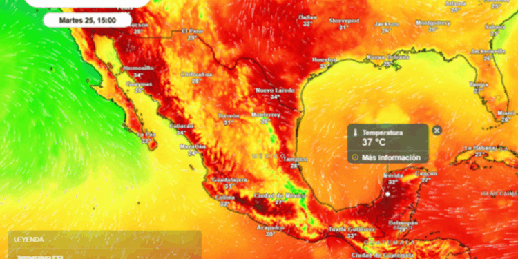 Nueva onda de calor en el país; habrá temperaturas superiores a los 40 °C en 17 estados
