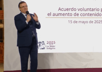 Acuerdo con tiendas para que vendan más productos Hechos en México es hasta 2028: Ebrard