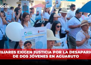 Familiares exigen justicia por la desaparición de dos jóvenes en Aguaruto