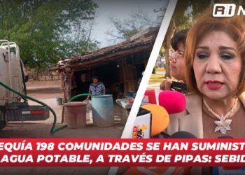 Por sequía 198 comunidades se han suministrado de agua potable, a través de pipas: Sebides