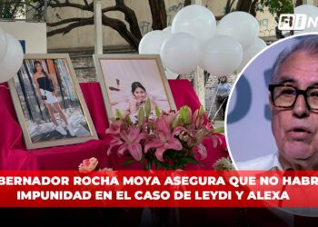 Gobernador Rocha Moya asegura que no habrá impunidad en el caso de Leydi y Alexa