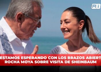 “La estamos esperando con los brazos abiertos”: Rocha Moya sobre visita de Sheinbaum