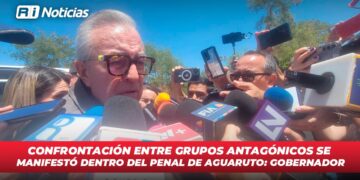 Confrontación entre grupos antagónicos se manifestó dentro del penal de Aguaruto:Gobernador