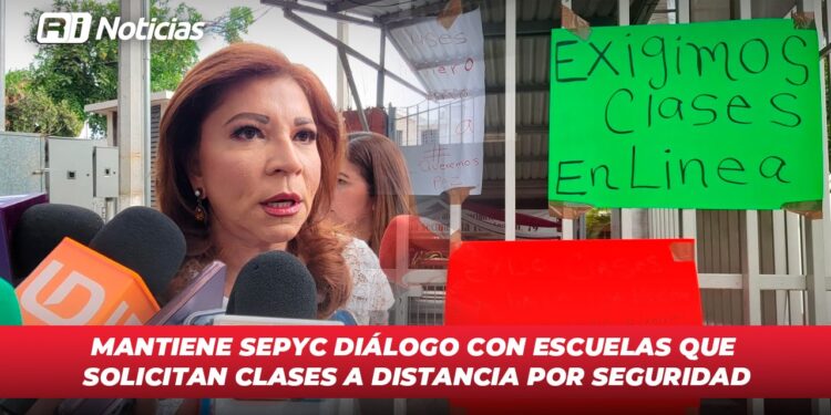 Mantiene SEPYC diálogo con escuelas que solicitan clases a distancia por seguridad