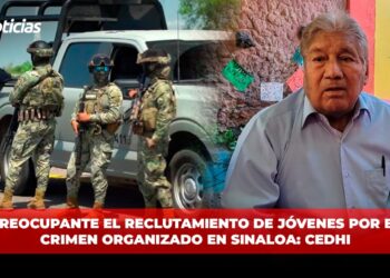 Preocupante el reclutamiento de jóvenes por el crimen organizado en Sinaloa: CEDHI