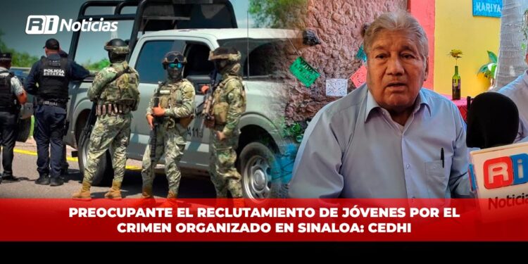 Preocupante el reclutamiento de jóvenes por el crimen organizado en Sinaloa: CEDHI