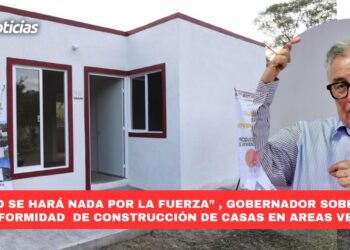“No se hará nada por la fuerza” , Gobernador sobre inconformidad de construcción de casas en áreas verdes