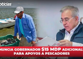 Anuncia Gobernador 15 mdp adicionales para apoyos para pescadores
