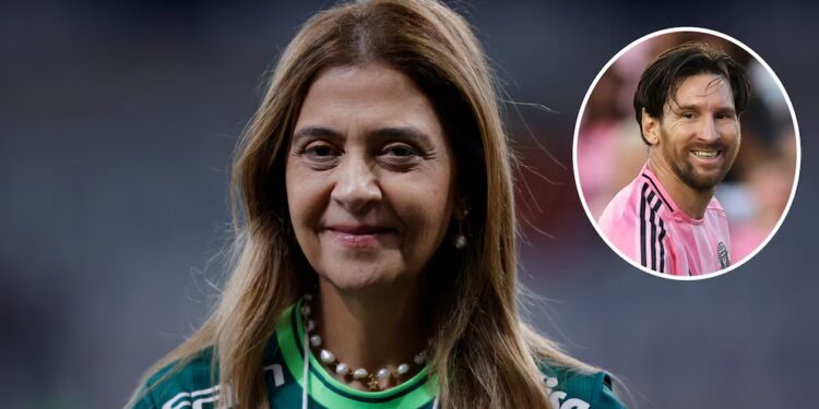 El desafiante mensaje de la presidente del Palmeiras a Messi en la previa del Mundial de Clubes