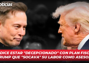 Musk dice estar “decepcionado” con plan fiscal de Trump que “socava” su labor como asesor