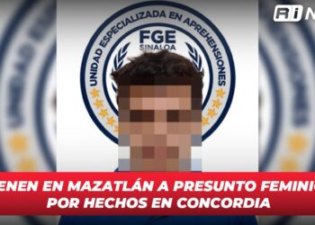 Detienen en Mazatlán a presunto feminicida por hechos en Concordia
