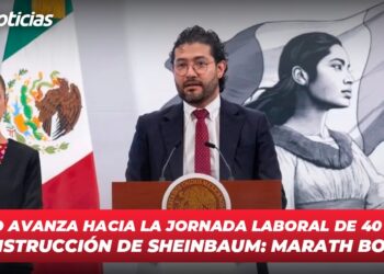México avanza hacia la jornada laboral de 40 horas por instrucción de Sheinbaum: Marath Bolaños