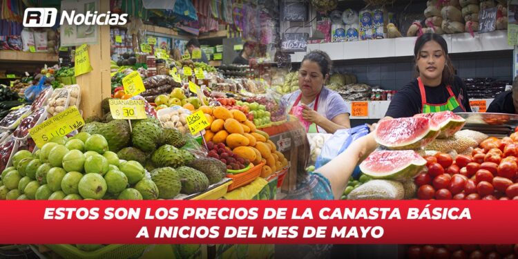 Estos son los precios de la canasta básica a inicios del mes de mayo