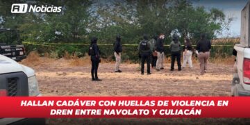 Hallan cadáver con huellas de violencia en dren entre Navolato y Culiacán