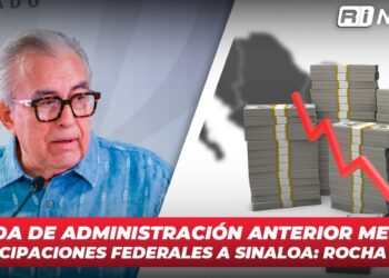 Deuda de administración anterior merma participaciones federales a Sinaloa: Rocha Moya