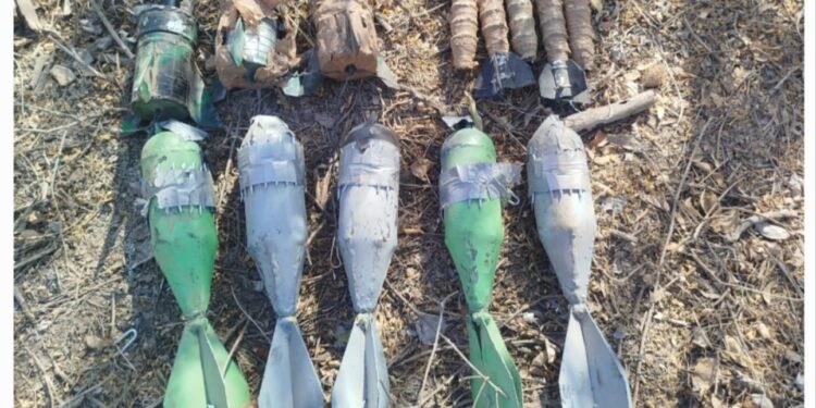 Ejército Mexicano destruye artefactos explosivos asegurados en San Ignacio y Elota