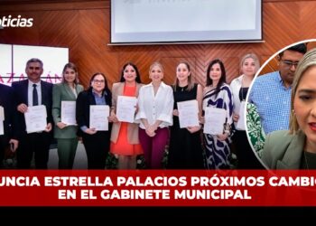 Anuncia Estrella Palacios próximos cambios en el gabinete municipal