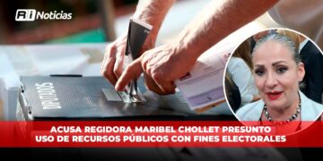 Acusa regidora Maribel Chollet presunto uso de recursos públicos con fines electorales