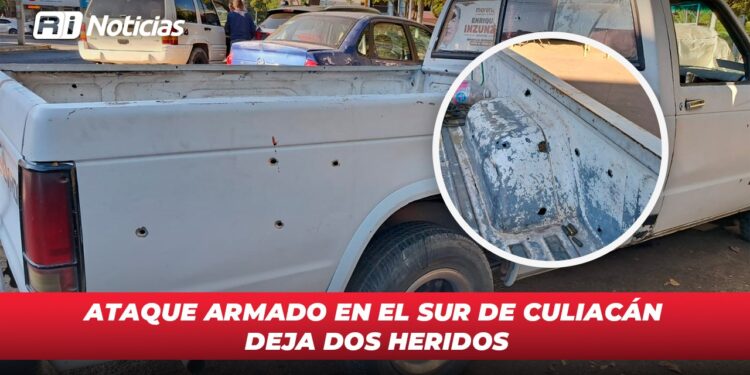 Ataque armado en el sur de Culiacán deja dos heridos