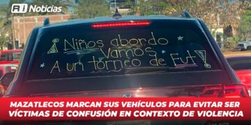 Mazatlecos marcan sus vehículos para evitar ser víctimas de confusión en contexto de violencia