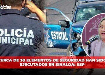 Cerca de 30 elementos de seguridad han sido ejecutados en Sinaloa: SSP