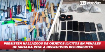 Persisten hallazgos de objetos ilícitos en penales de Sinaloa pese a operativos recurrentes