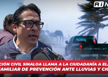 Protección Civil Sinaloa llama a la ciudadanía a elaborar plan familiar de prevención ante lluvias y ciclones