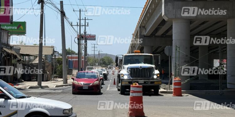 Abren carril lateral de sur a norte a la altura del nuevo puente de la Colosio