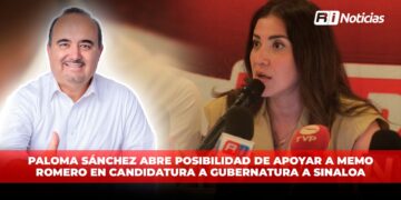 Paloma Sánchez abre posibilidad de apoyar a Memo Romero en candidatura a gubernatura a Sinaloa