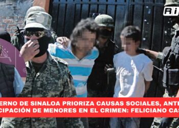 Gobierno de Sinaloa prioriza causas sociales, ante la participación de menores en el crimen: Feliciano Castro