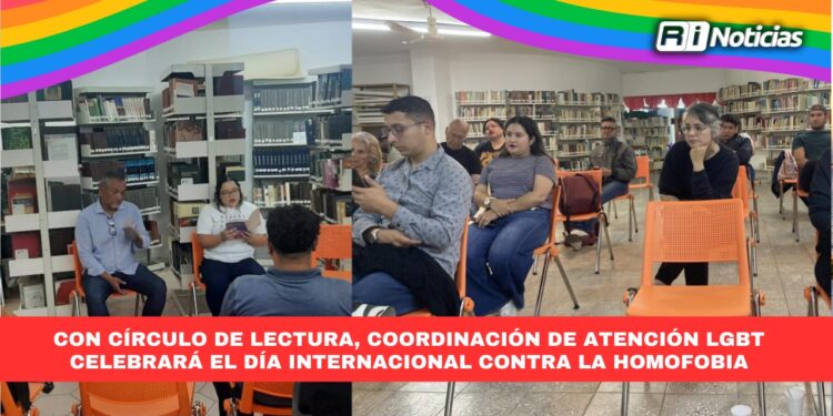 Con círculo de lectura coordinación de atención LGBT celebraría el Día Internacional contra la Homofobia
