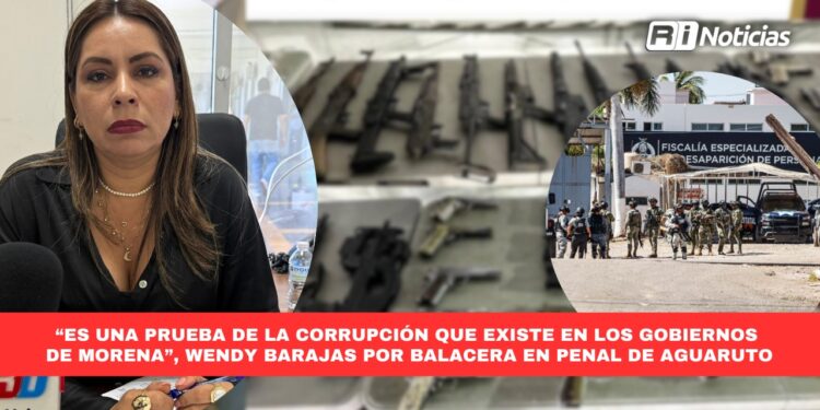 “Es una prueba de la corrupción que existe en los gobiernos de Morena”, Wendy Barajas por balacera al interior del penal de Aguaruto