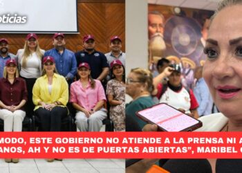 “Al modo, este Gobierno NO atiende a la Prensa ni a los ciudadanos, ah y no es de puertas abiertas”, Maribel Chollet