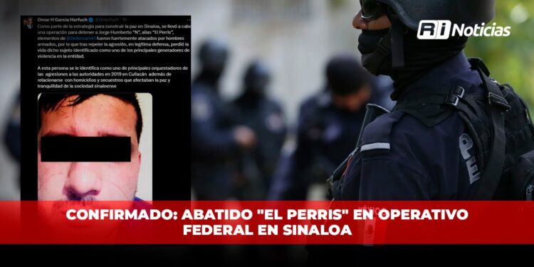 Confirmado: abatido “El Perris” en operativo federal en Sinaloa