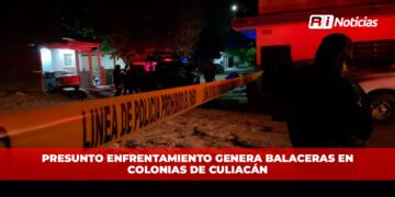 Presunto enfrentamiento genera balaceras en colonias de Culiacán