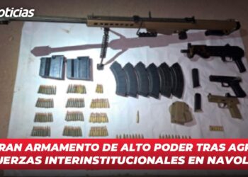 Aseguran armamento de alto poder tras agresión a Fuerzas Interinstitucionales en Navolato