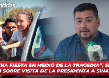 “Fue una fiesta en medio de la tragedia”, señala PAN sobre visita de la presidenta a Sinaloa