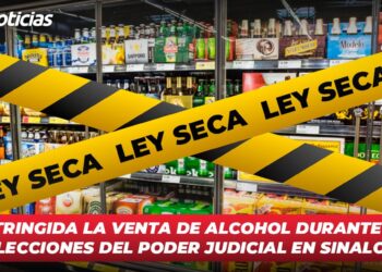 Restringida la venta de alcohol durante las elecciones del Poder Judicial en Sinaloa