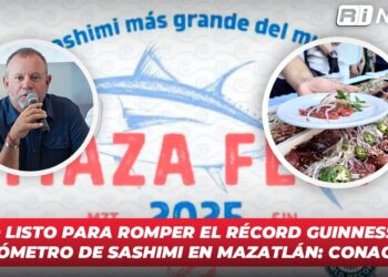 Todo listo para romper el Récord Guinness del kilómetro de sashimi en Mazatlán: Conagam
