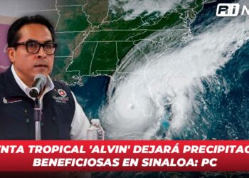Tormenta Tropical ‘Alvin’ dejará precipitaciones beneficiosas en Sinaloa: PC