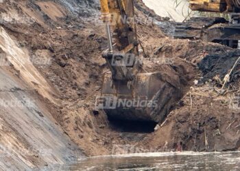 “Limpian” arroyo Jabalines por posibles lluvias que pueda provocar la tormenta tropical Alvin