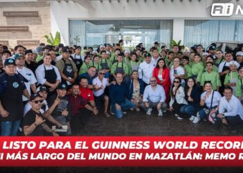 Todo listo para el Guinness World Record del sashimi más largo del mundo en Mazatlán: Memo Romero