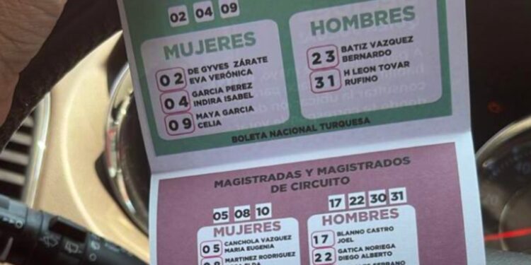 Sheinbaum dice que INE y TEPJF deben intervenir en el caso de acordeones para la elección judicial