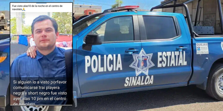 Desaparece agente de la Policía Estatal Preventiva en Navolato