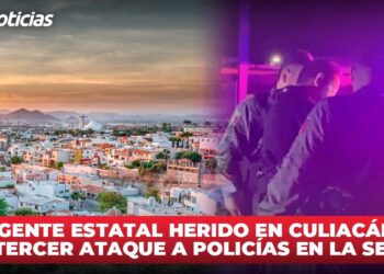 Agente Estatal herido en Culiacán; es el tercer ataque a policías en la semana