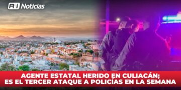 Agente Estatal herido en Culiacán; es el tercer ataque a policías en la semana